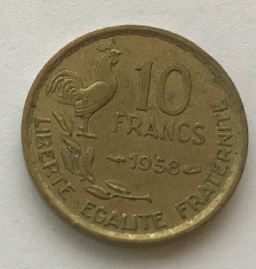 France 10 Francs 1958