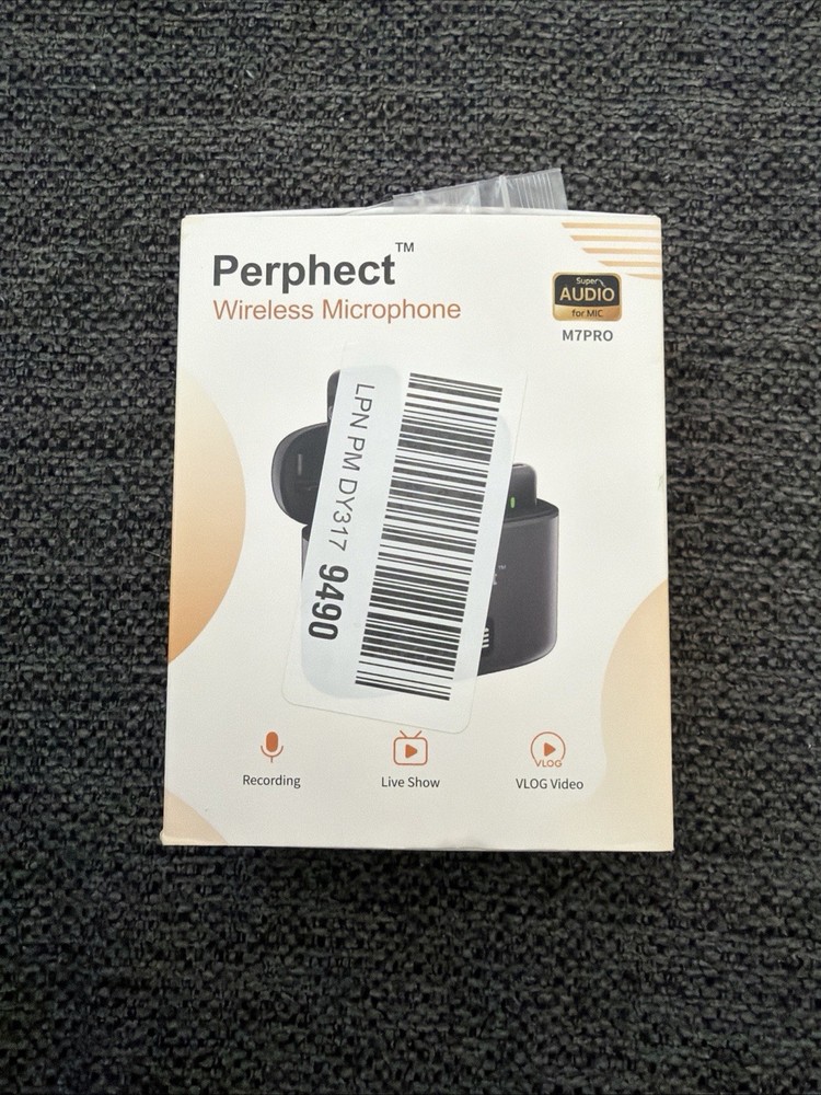 Perphect Wireless Microphone 2 Pack Lavalier Microphone