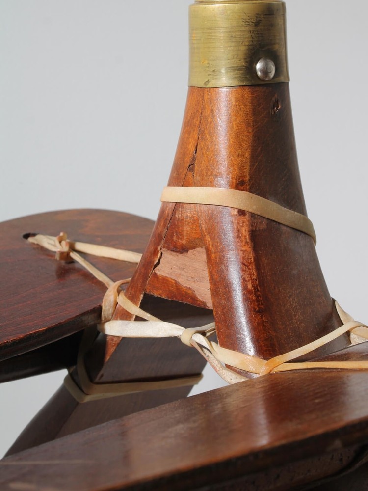 Brutalist Ottoman Camel Saddle Stool