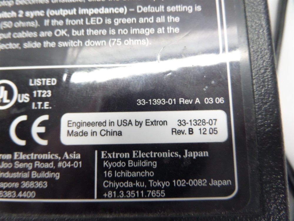 Extron P/2 DA2 Plus Dual Output VGA Distribution Amplifier