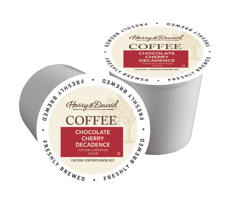 Harry & David Coffee Combo,Maple Walnut,Chocolate Cherry Decadence 2/18 ct boxes