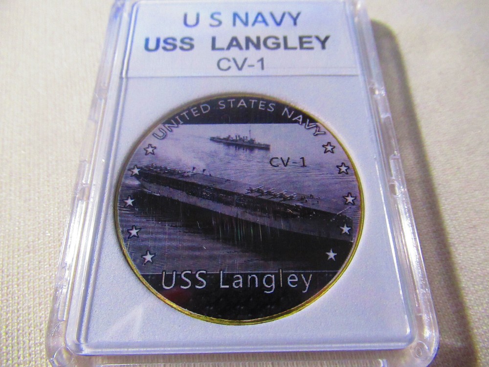 US NAVY - USS Langley (CV-1) Challenge Coin