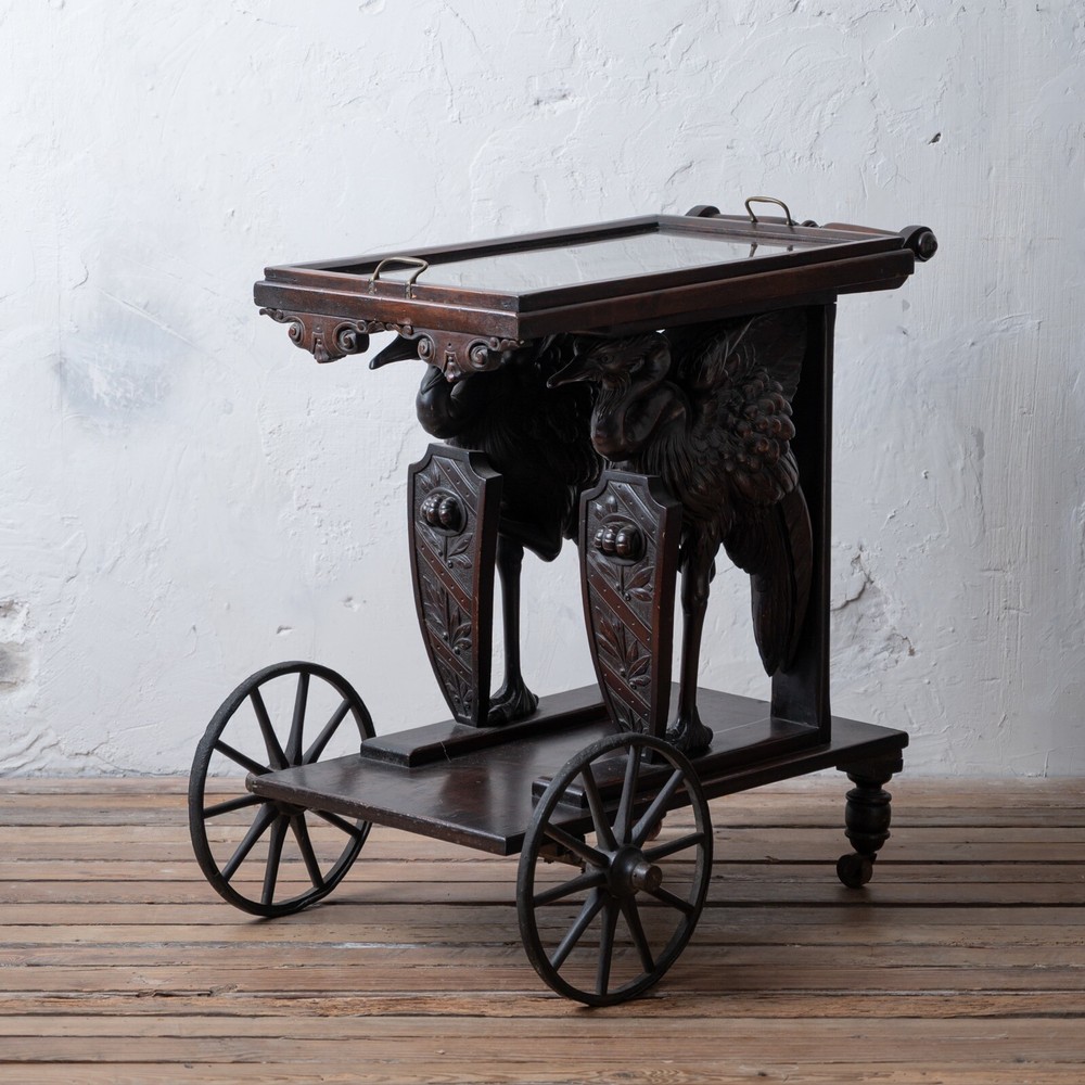 Renaissance Revival Tea Trolley