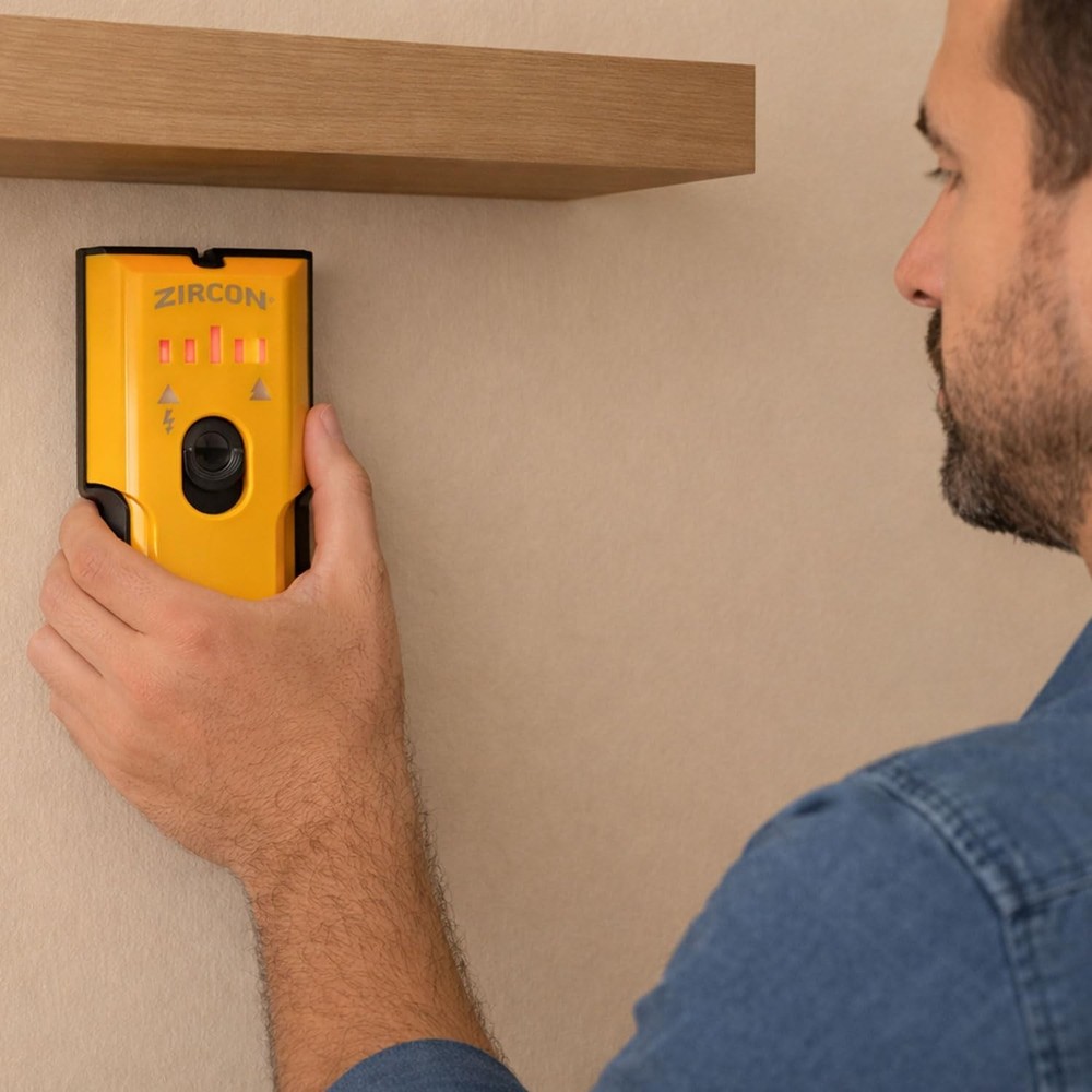 Zircon StudSensor Center Stud Finder with and Edge Detection, DeepScan 1 in.