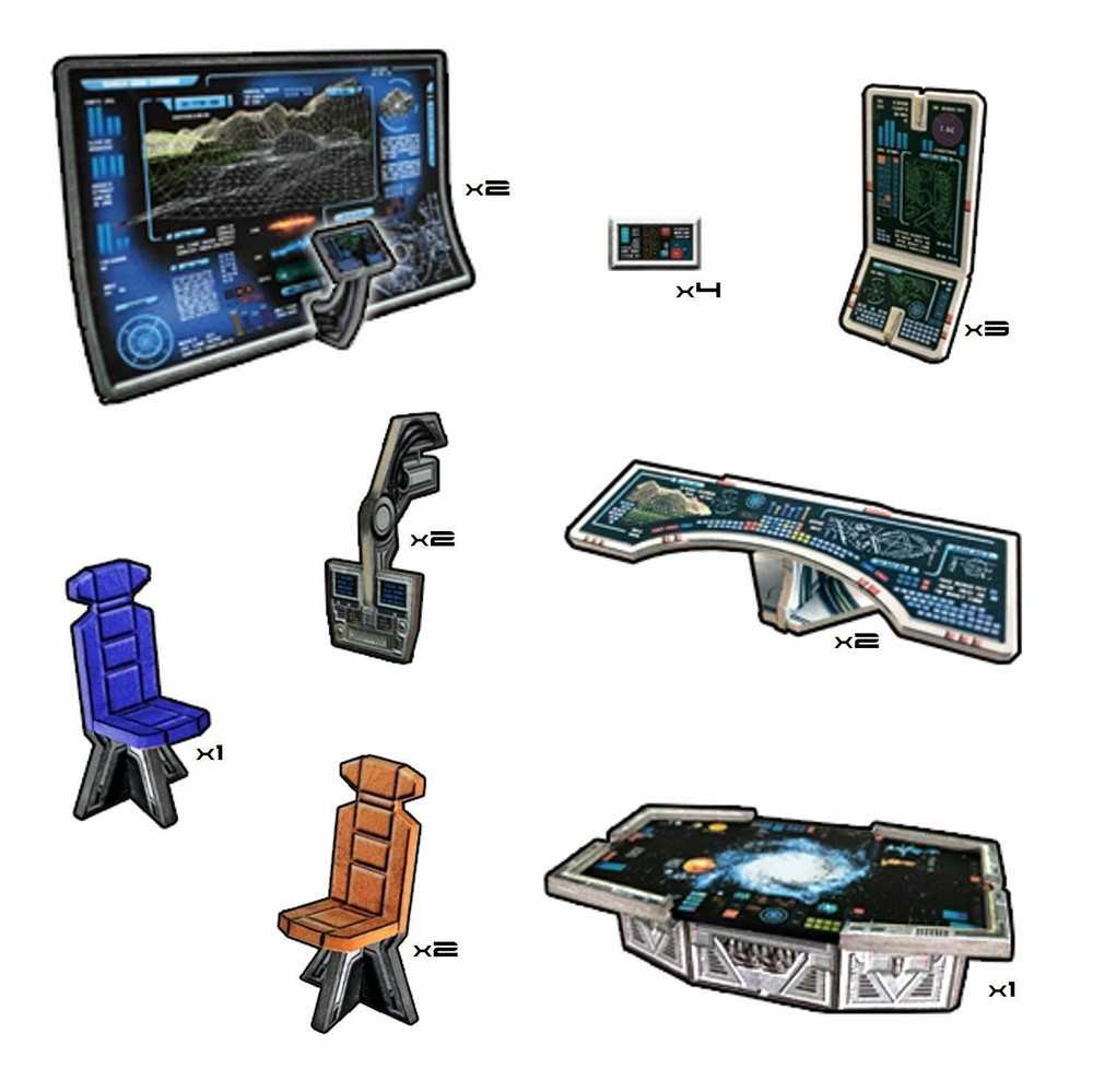 Sci-fi Galactic Consoles Terrain Battle System 28mm Core Space