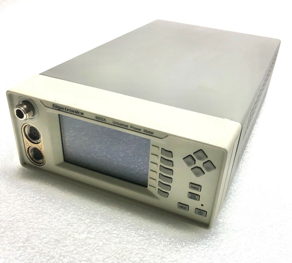 8652A GIGA-TRONICS UNIVERSAL POWER METER  OPTION .12 CODE 25 as-is
