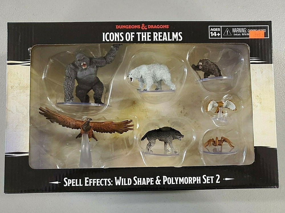 D&D Icon of The Realms Spell Effects: Wild Shape & Polymorph Set 2 NIB
