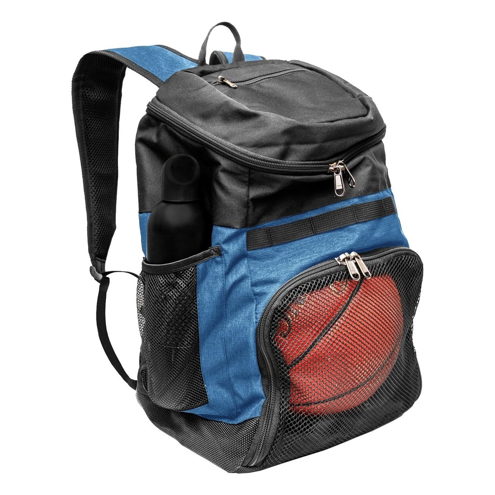 Xelfly Basketball Backpack with Ball Compartment Blue