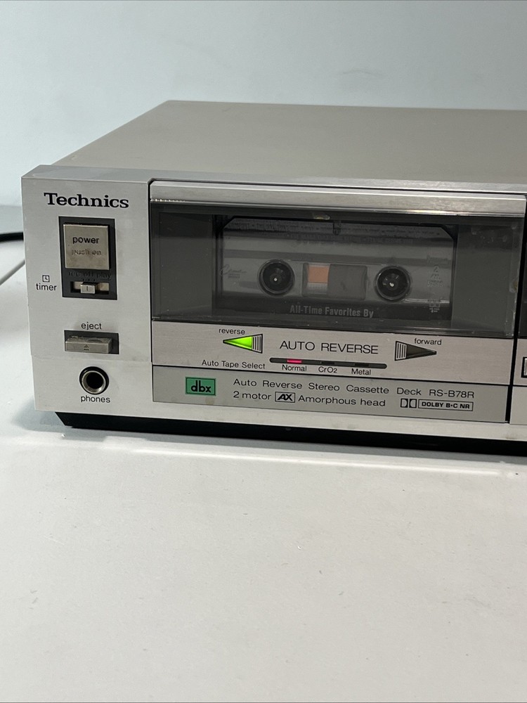 Technics RS-B78R Stereo Auto Reverse Cassette Deck RARE - Read Description