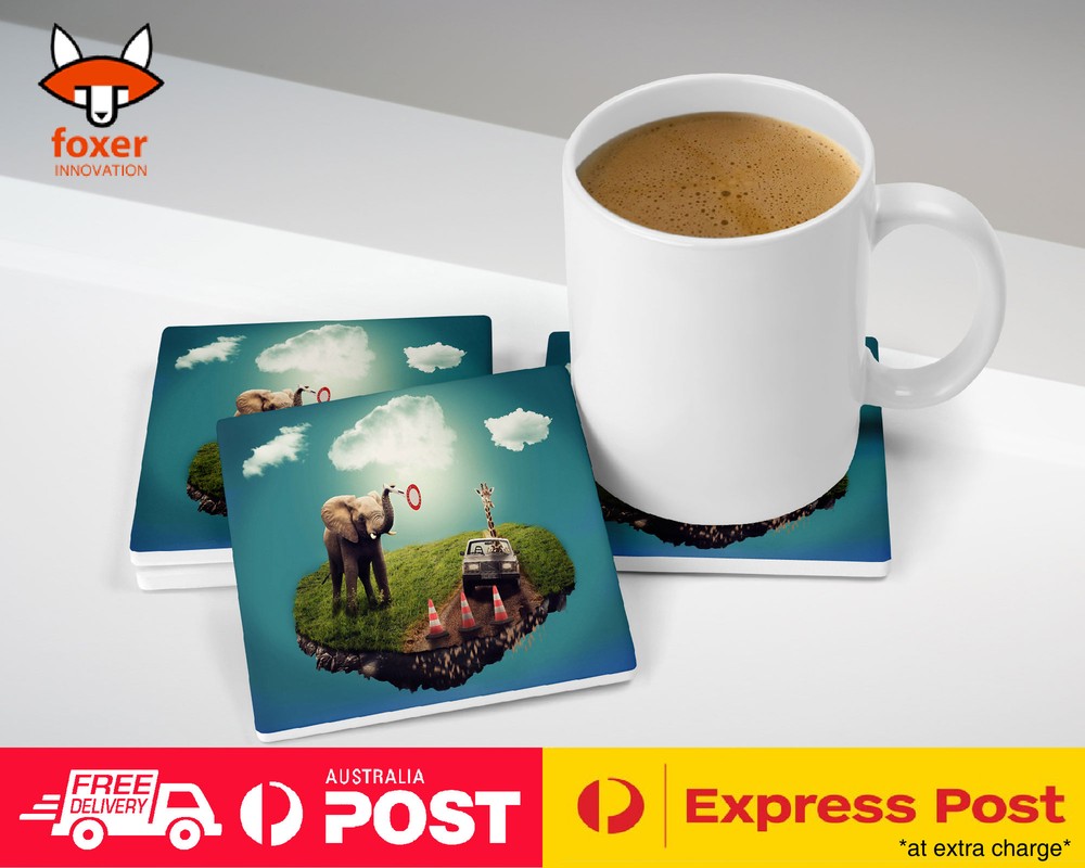 COASTER COFFEE DRINKING MAT|ELEPHANT 9