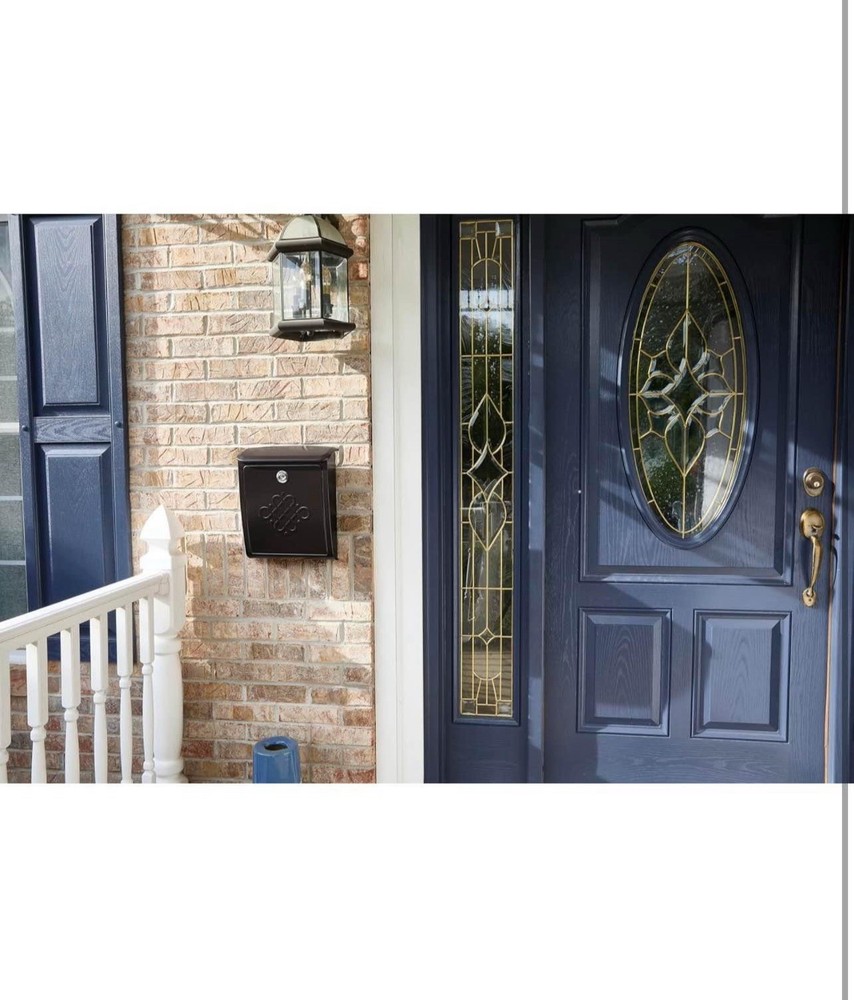 Architectural Mailboxes Bordeaux Rubbed Bronze Medium Steel Locking Wall Mount