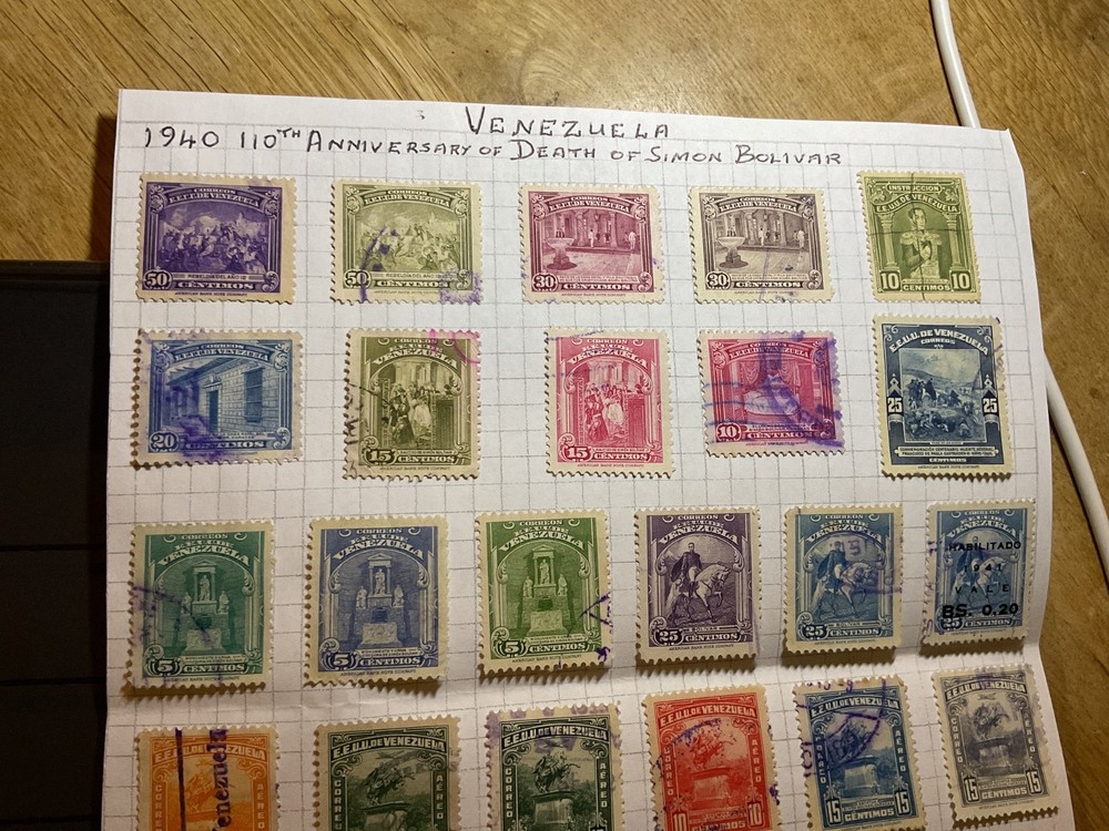Venezuela used stamps B2011