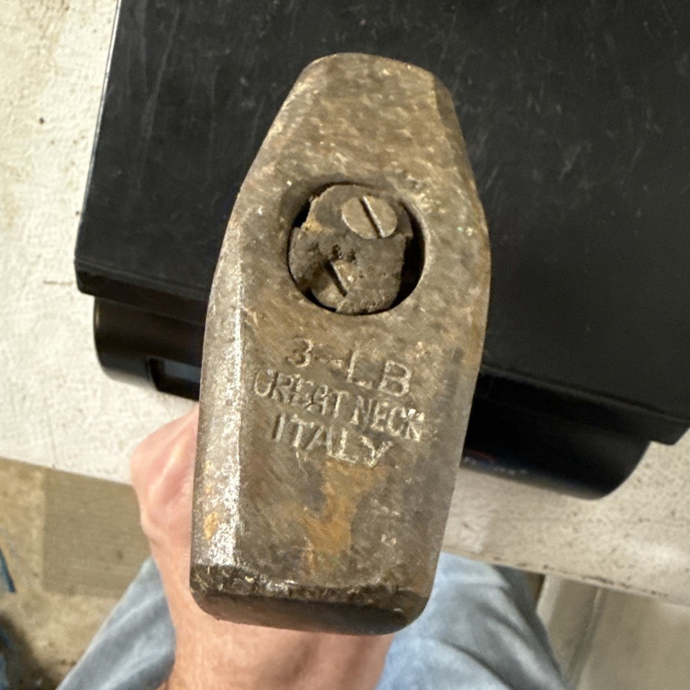 Great Neck blacksmith hammer Italy 3lb