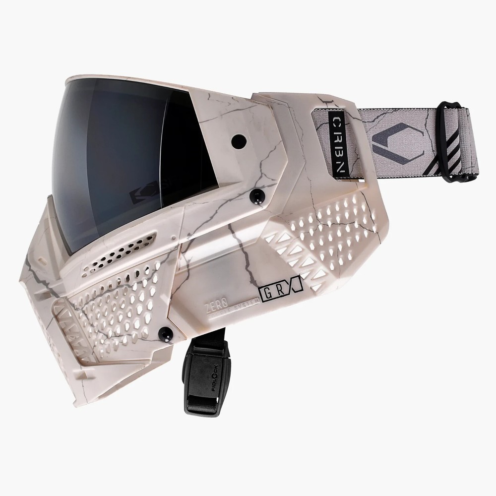 NEW Carbon CRBN Zero GRX Paintball Mask (Less Coverage) - Fracture Bone