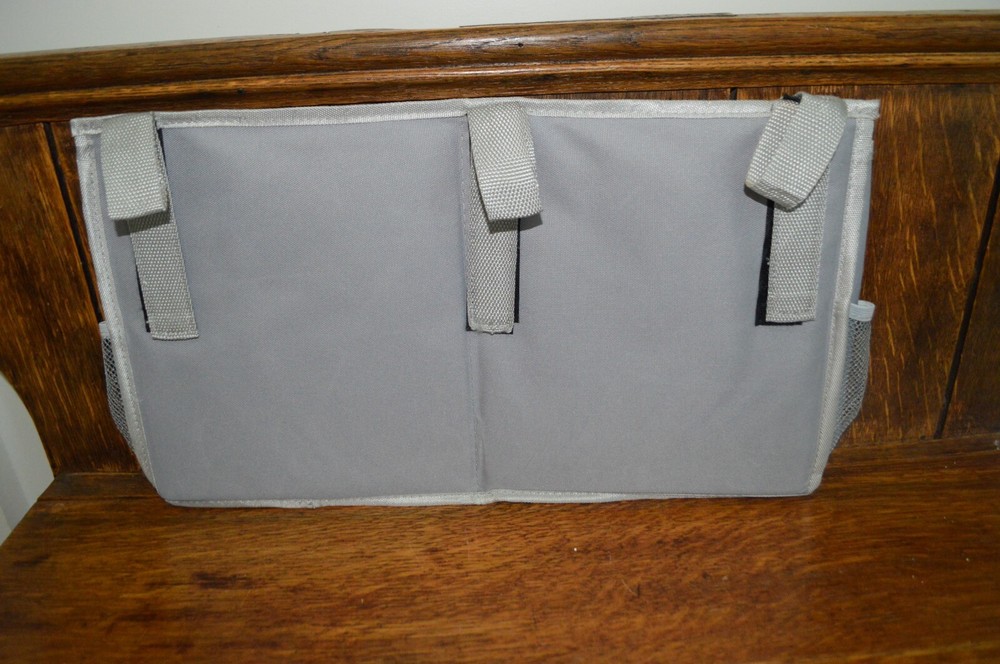 Canvas Grey Caddy with 8 pockets