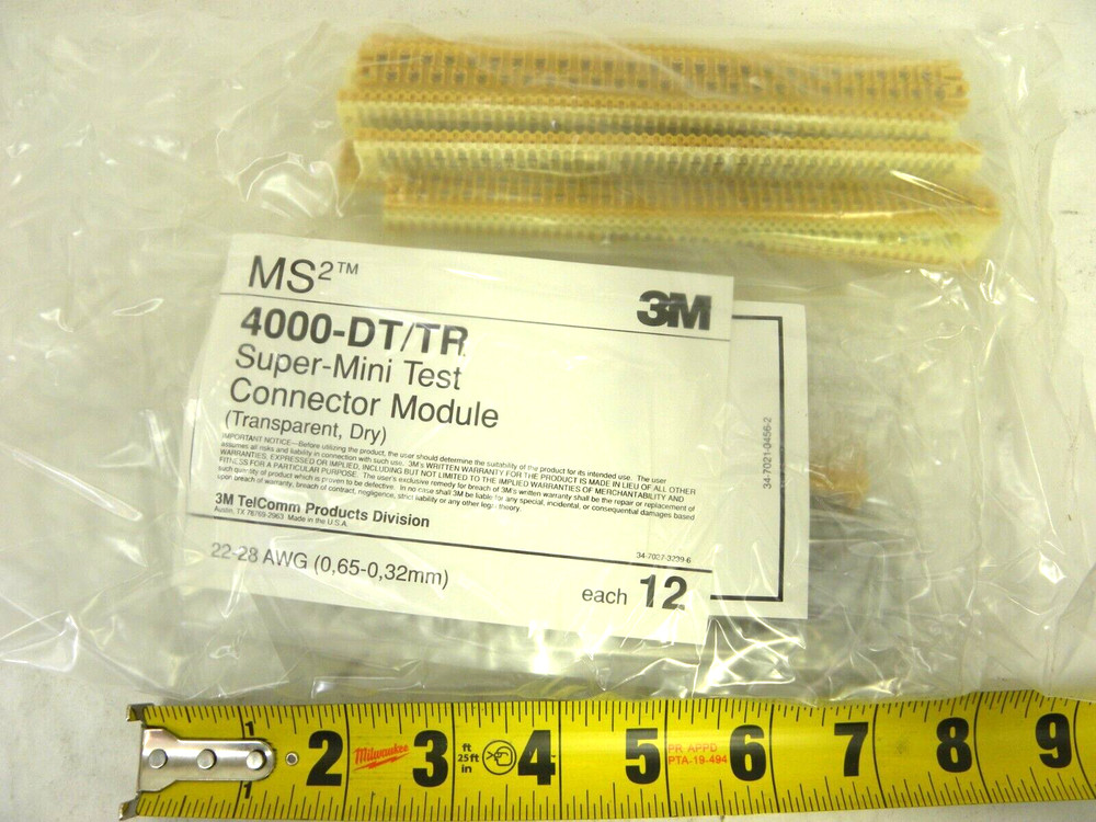 (12 Pack) 3M MS2 4000-DT/TR SUPERMINI TEST CONNECTOR MODULE