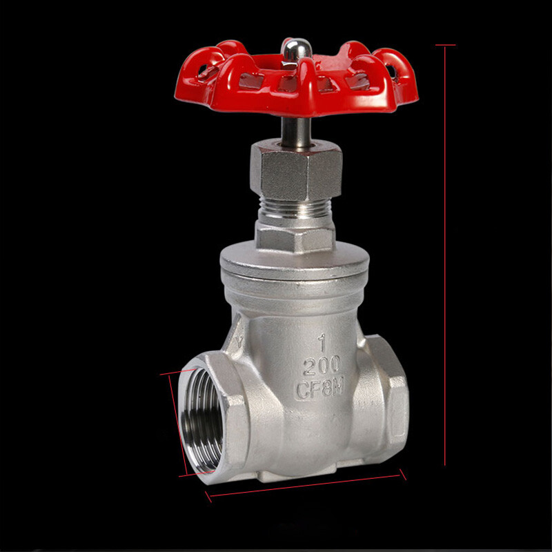 Stainless Steel Gate Valve Female BSP Threaded/ Compression End Sizes 1.5", 2"