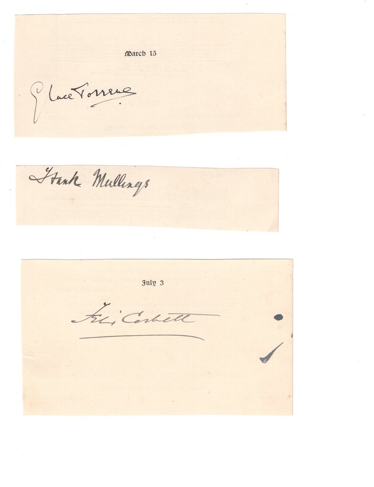 25 Classical Signed Birthday Pages 1920s / Autographed Opera Pianists Composers