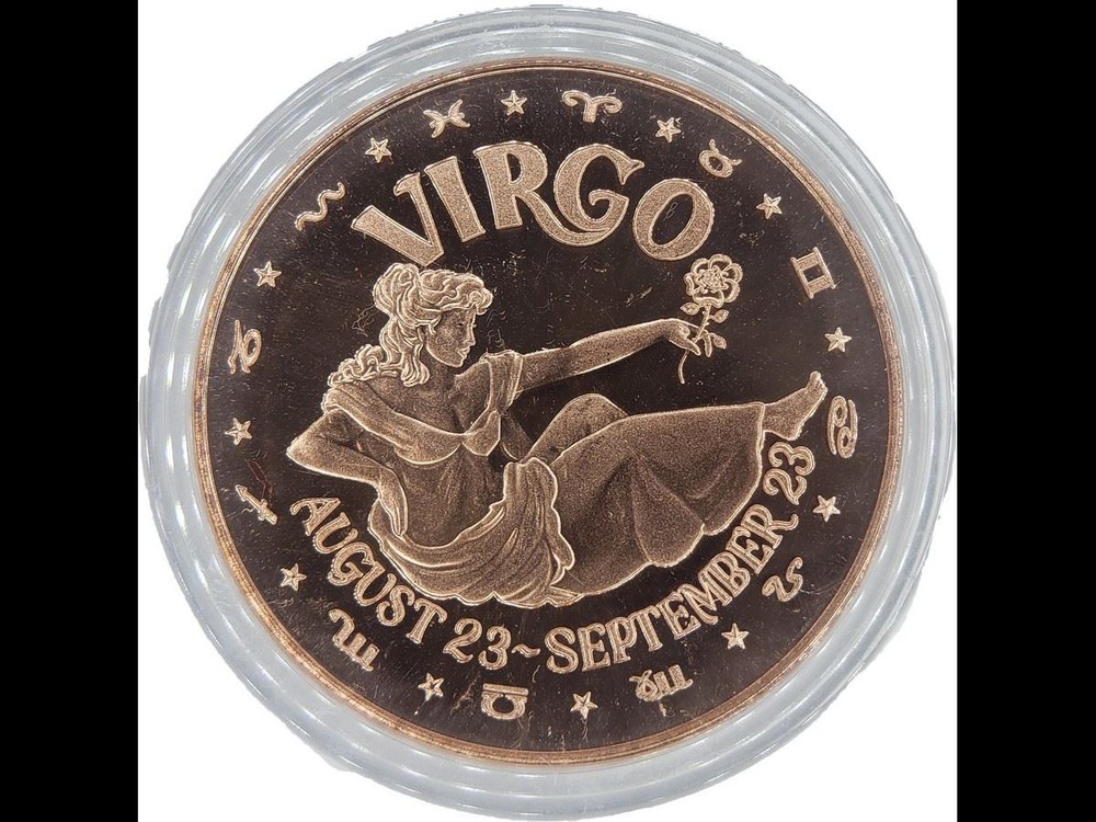 Astrology Copper Coin Collection:  Virgo