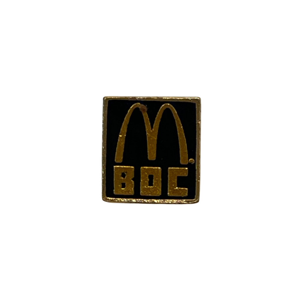 McDonald's BOC Enamel Lapel Pin Basic Operations Course Burger University