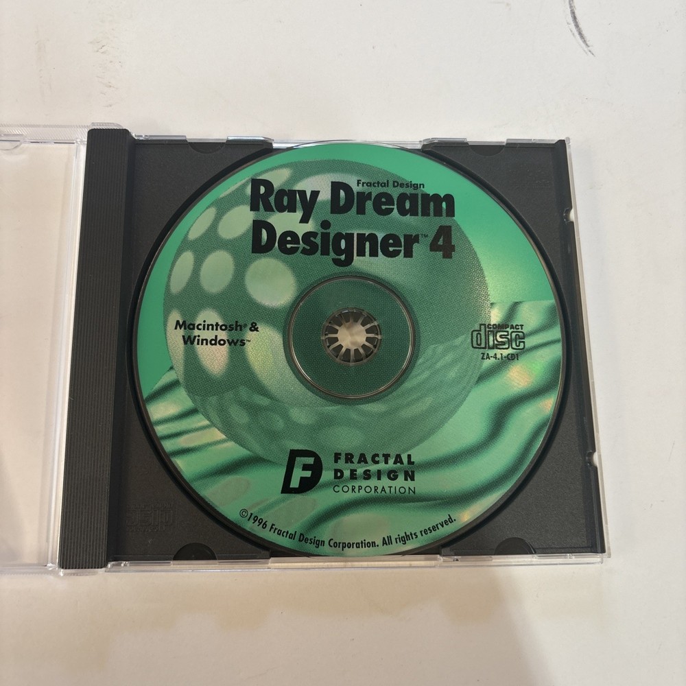 RAY DREAM DESIGNER 4 CD ONLY
