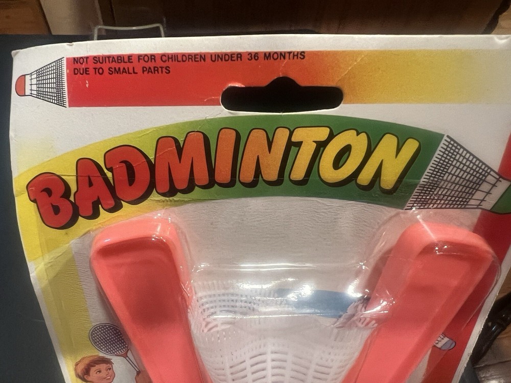 Vintage Plastic Badminton
