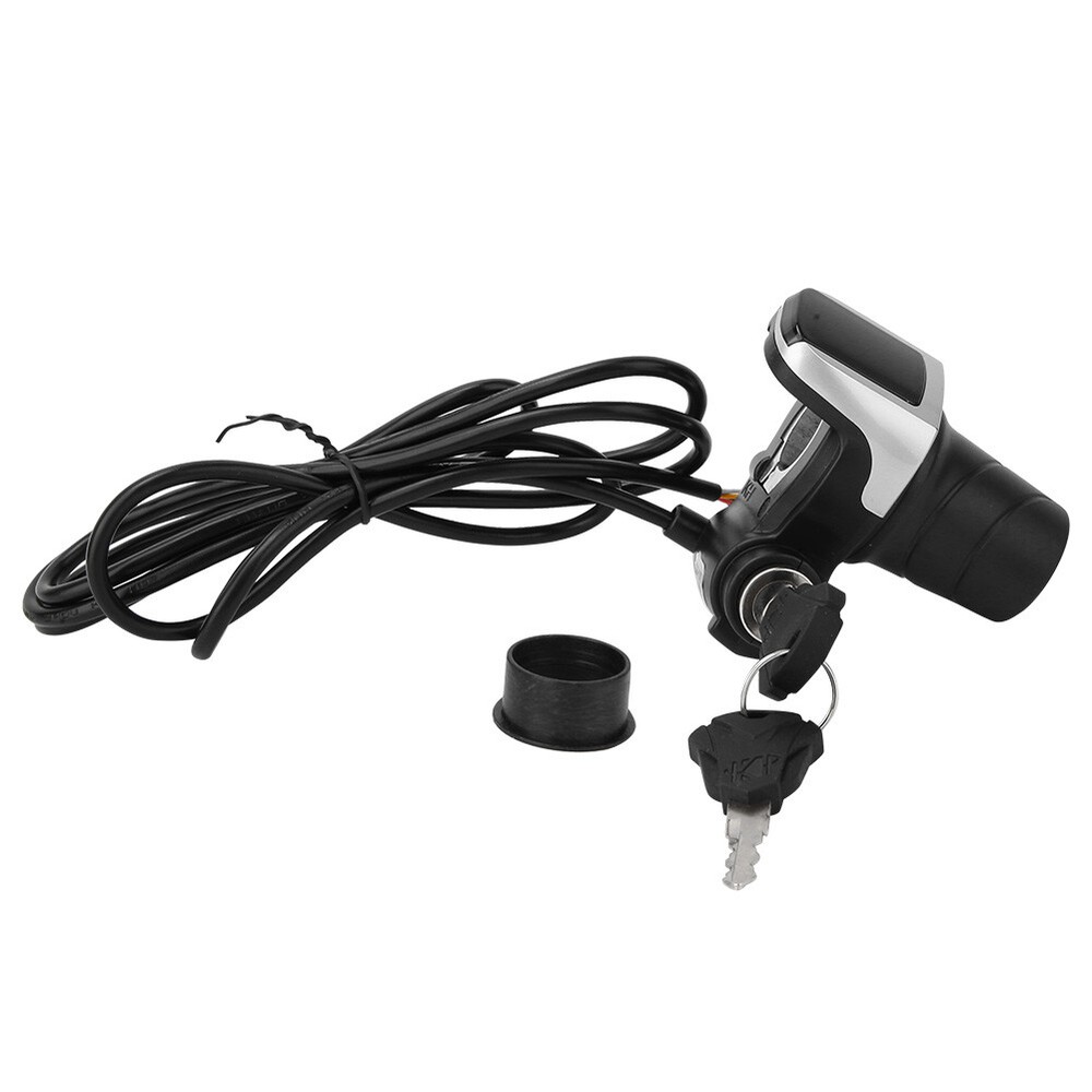 36V Scooter E- Handlebar Grip Throttle W/LCD Display Key Lock