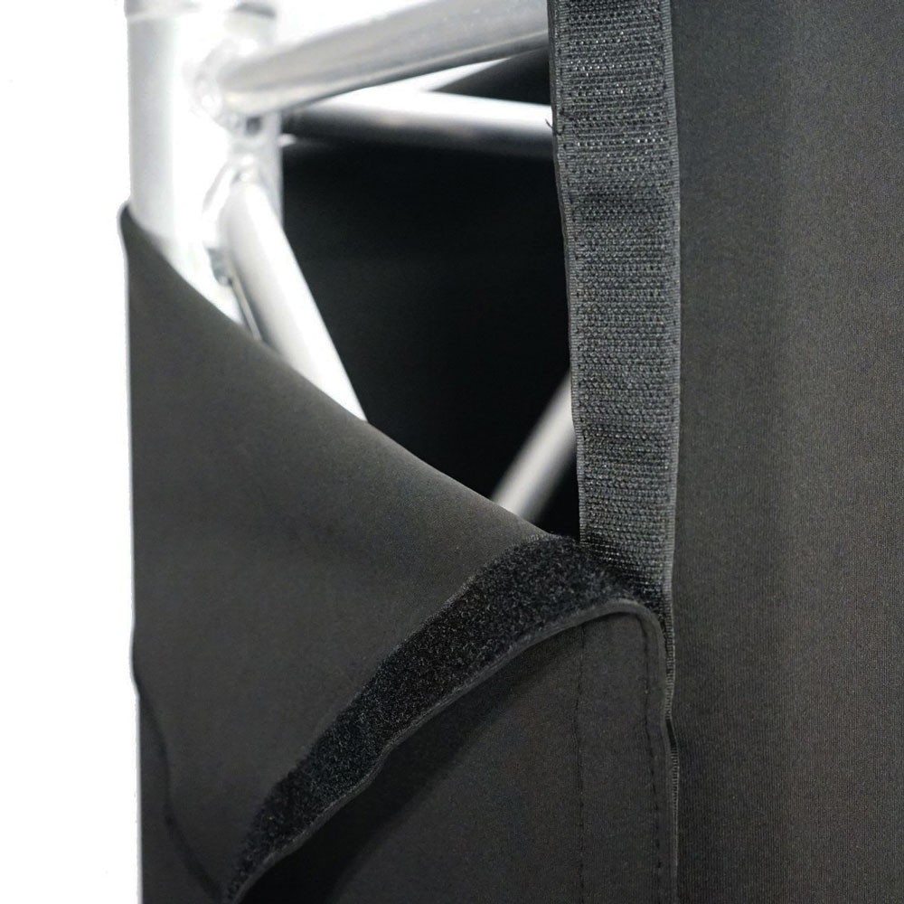 Truss Cover with Hook & Loop Black, 4 ft.