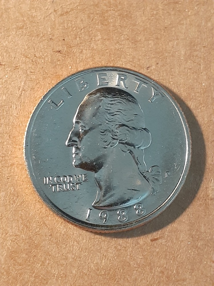 1988 P  WASHINGTON QUARTER