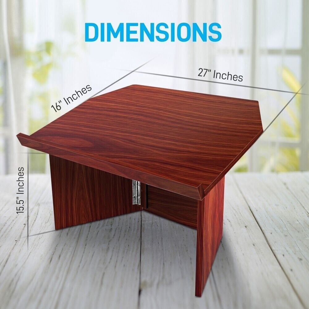 Pyle Portable Lectern Podium Presentation Stand Quick Folding Setup PLCTND41