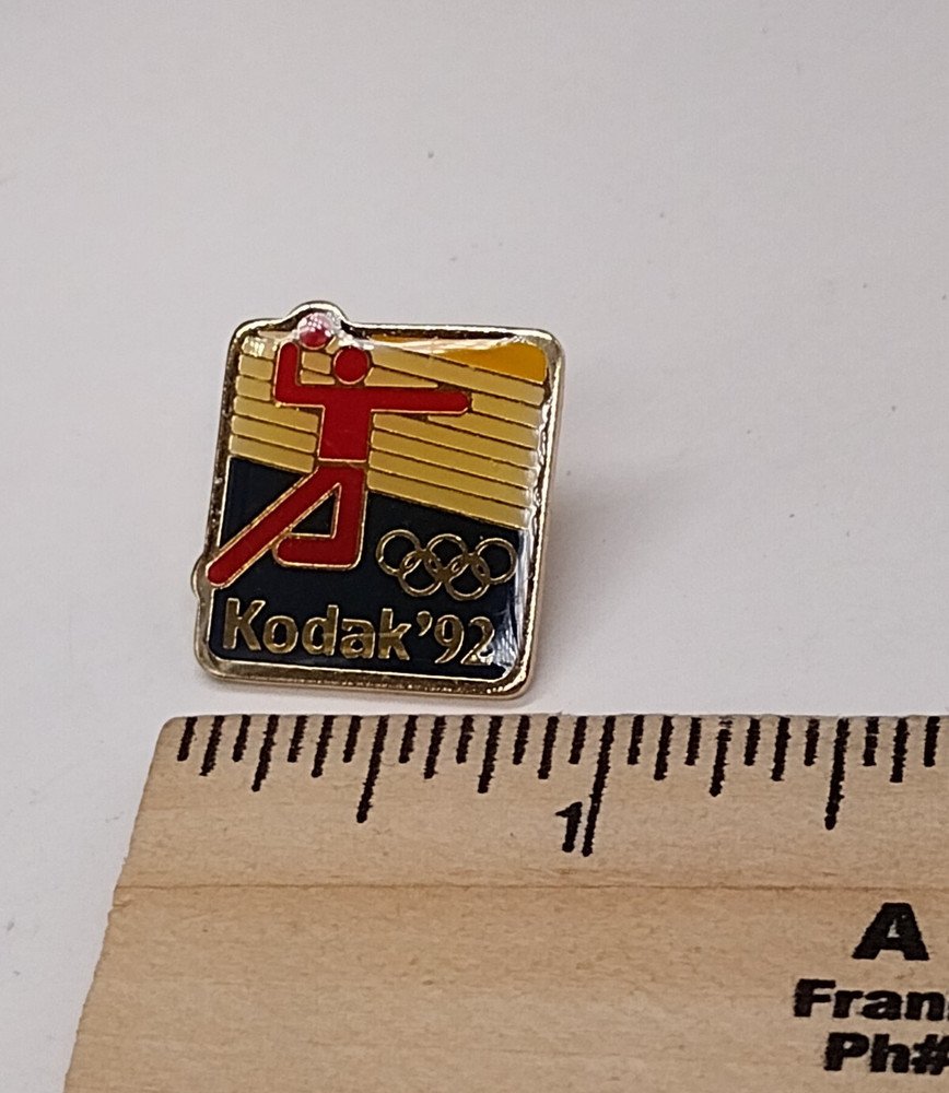 Kodak Sponsor '92 Olympics Lapel Pin
