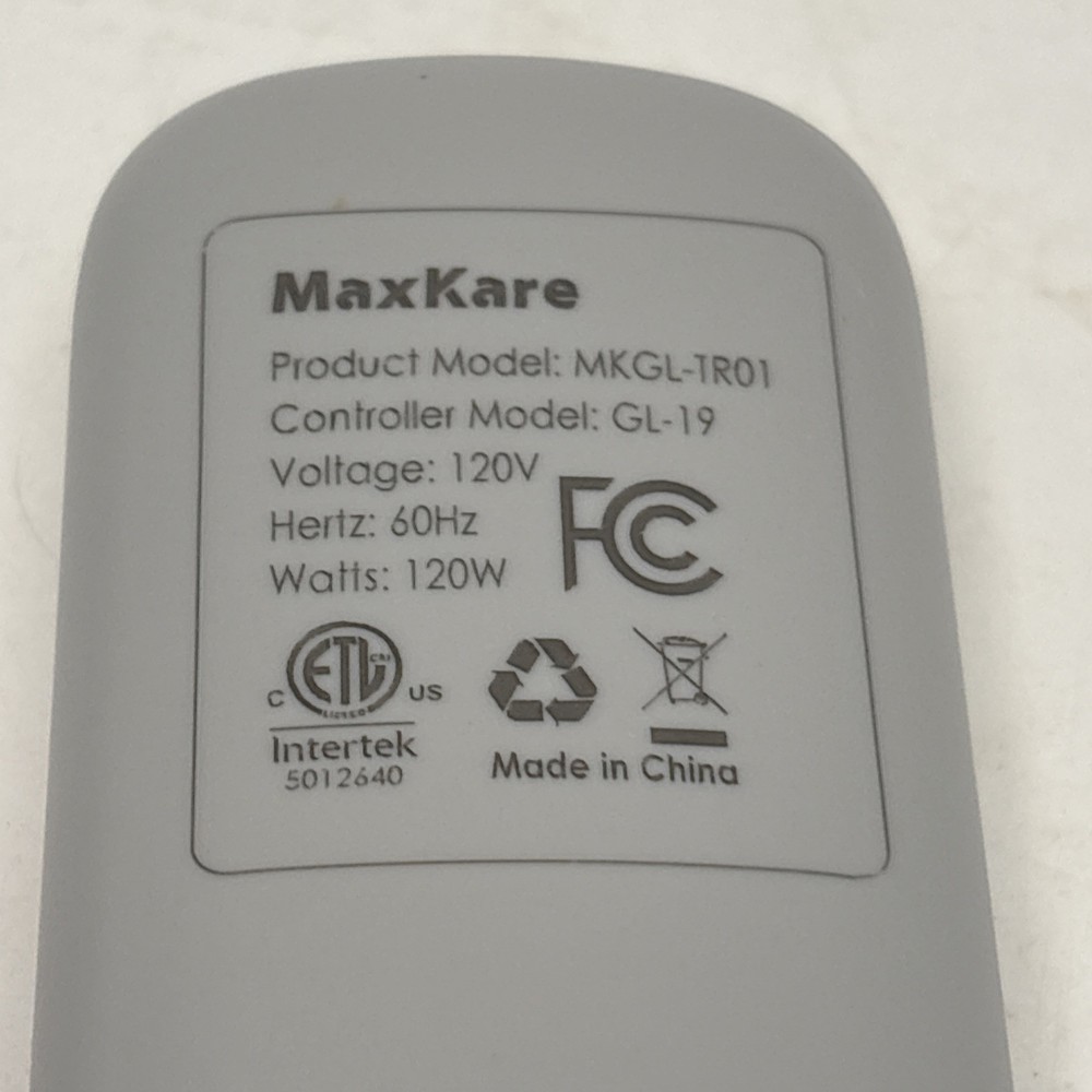 Max Kare Heating Blanket Controller Model MKGL-TR01 GL-19 MaxKare ***REPLACEMENT