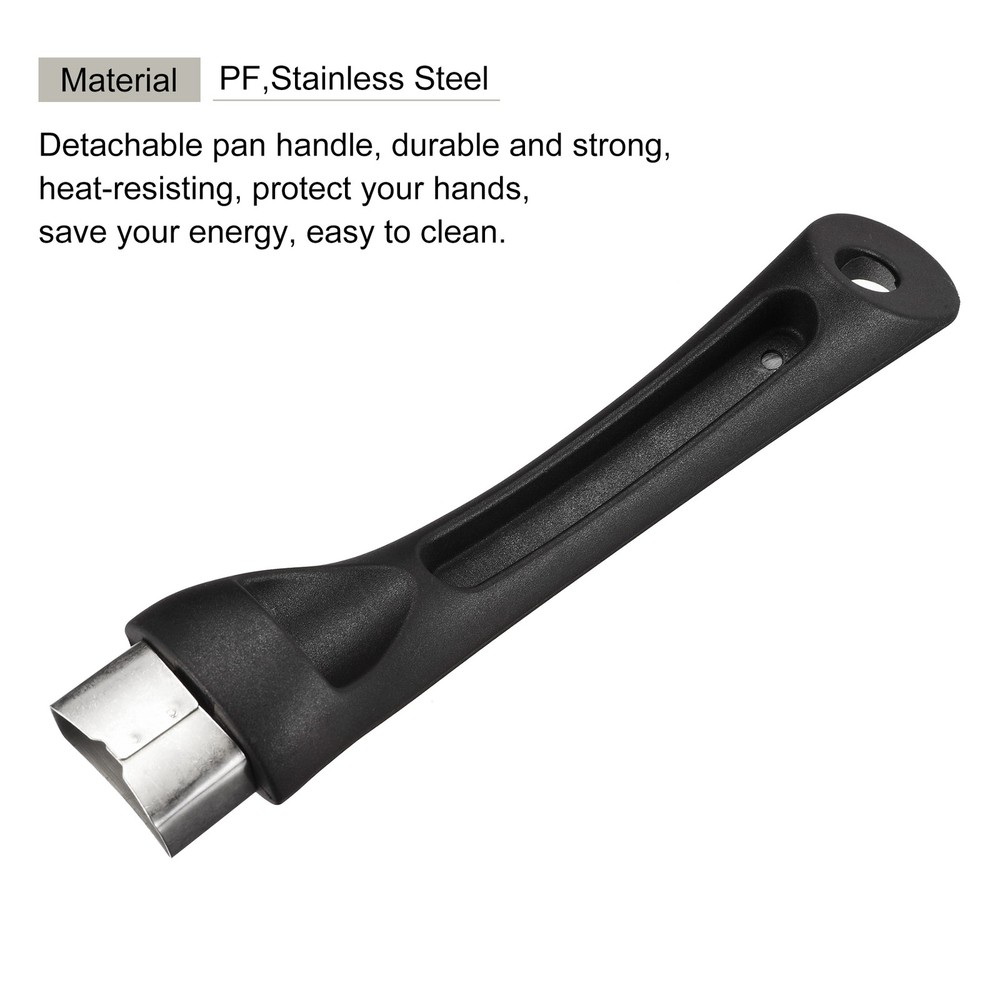 1PCS 200mm Nonstick Pan Handle Black