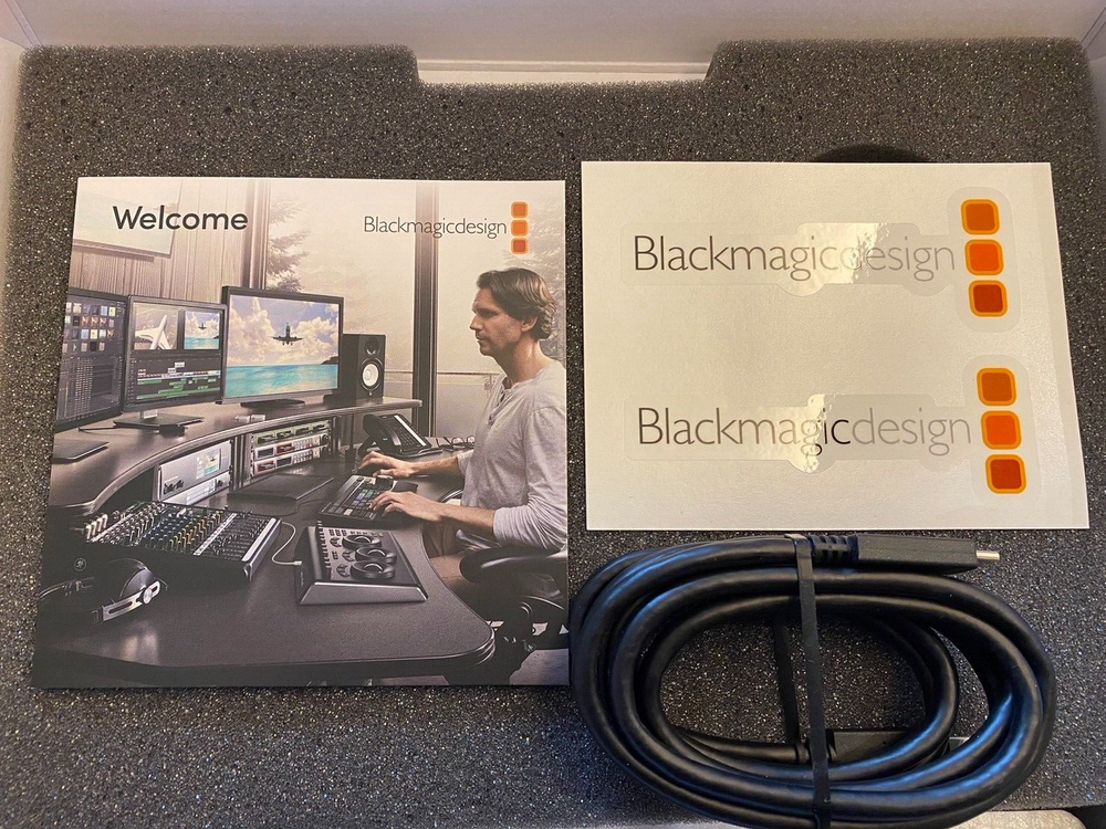 Blackmagic Design DaVinci Resolve Speed Editor License not included Black used