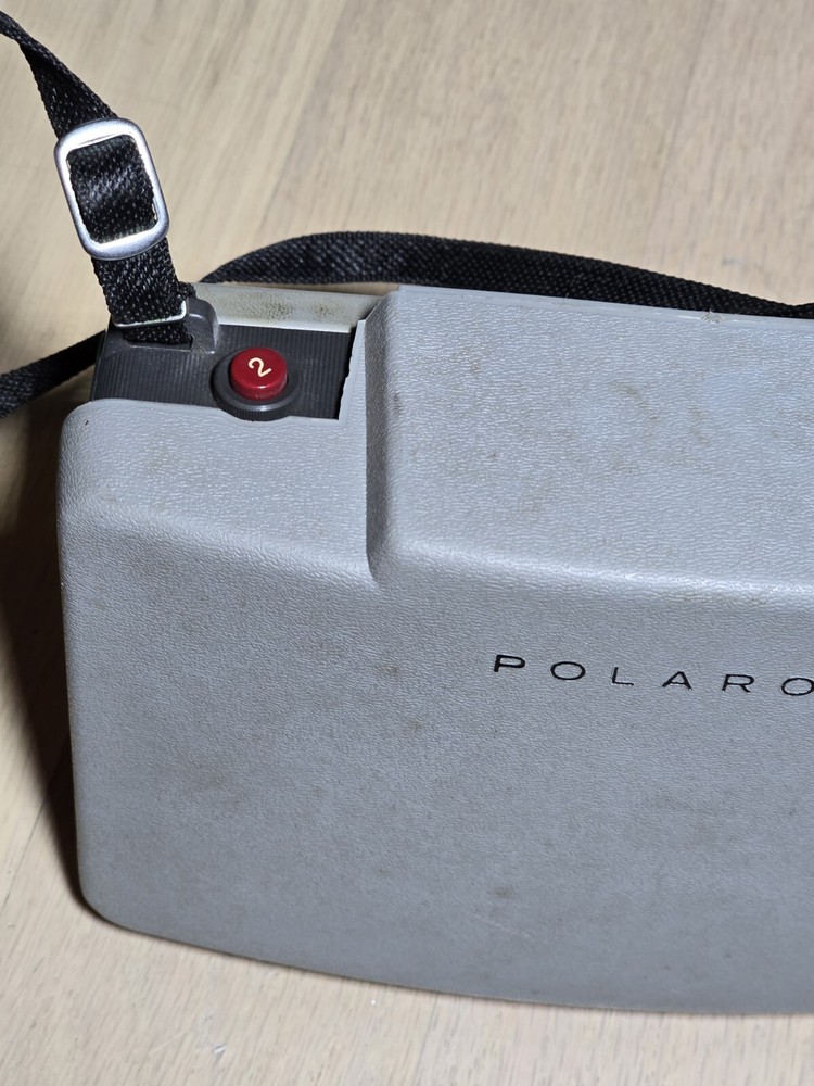 Vintage Polaroid Automatic 103 Folding Land Camera, Case, Strap & Accessories
