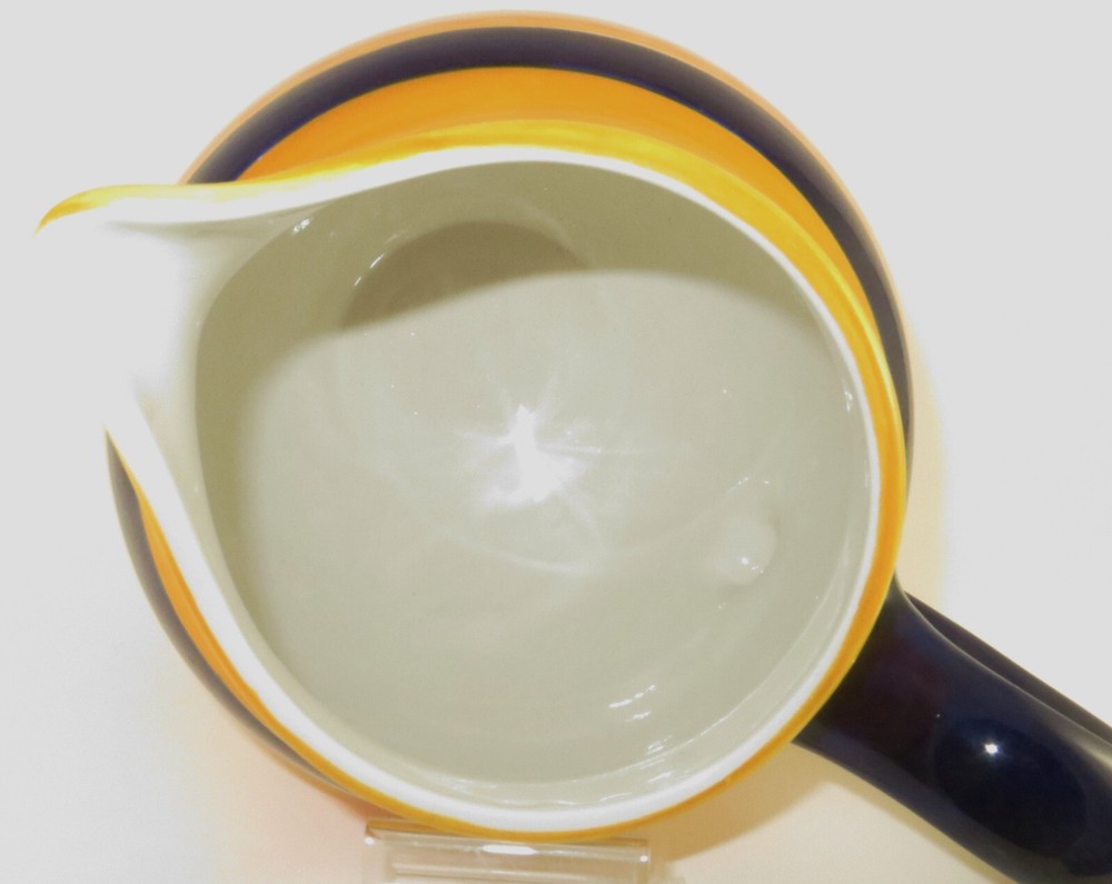 Pitcher by Libbey Glass - Salsa Pattern - Glazed - No nicks or chips