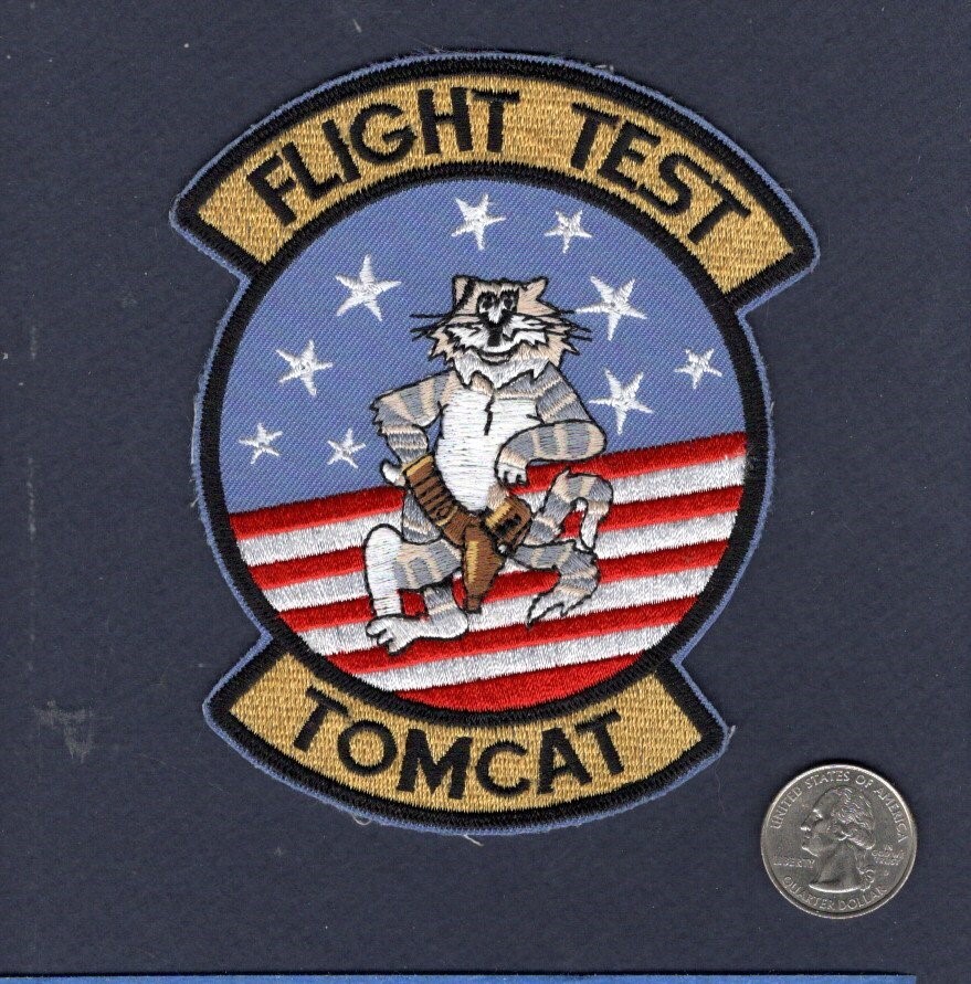 F-14 TOMCAT Flight Test US NAVY VF Grumman Fighter Squadron Patch