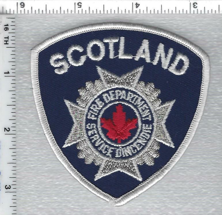 Scotland Fire Department (Quebec, Canada) Shoulder Patch