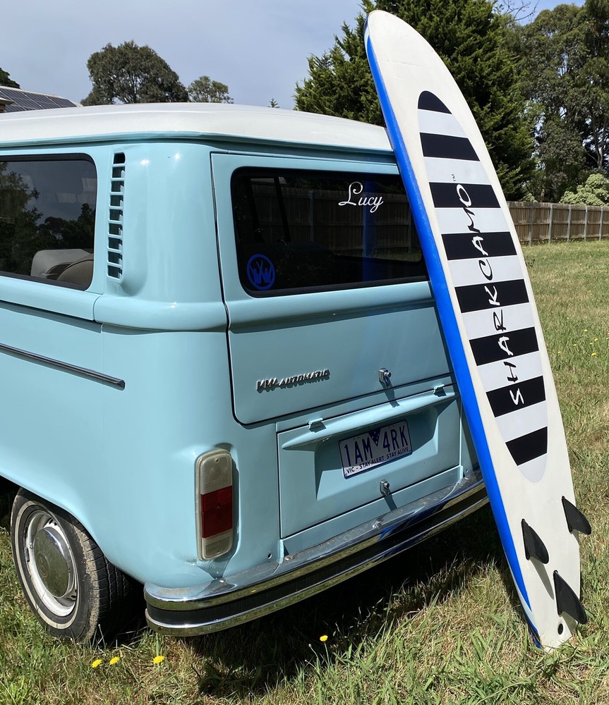 SHARKCAMO SURFBOARD-Bogie Board STICKERS