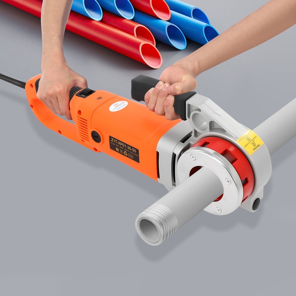 Handheld Electric Pipe Threader Threading Machine + 6 Pipe Cutter 1/2" - 2" inch