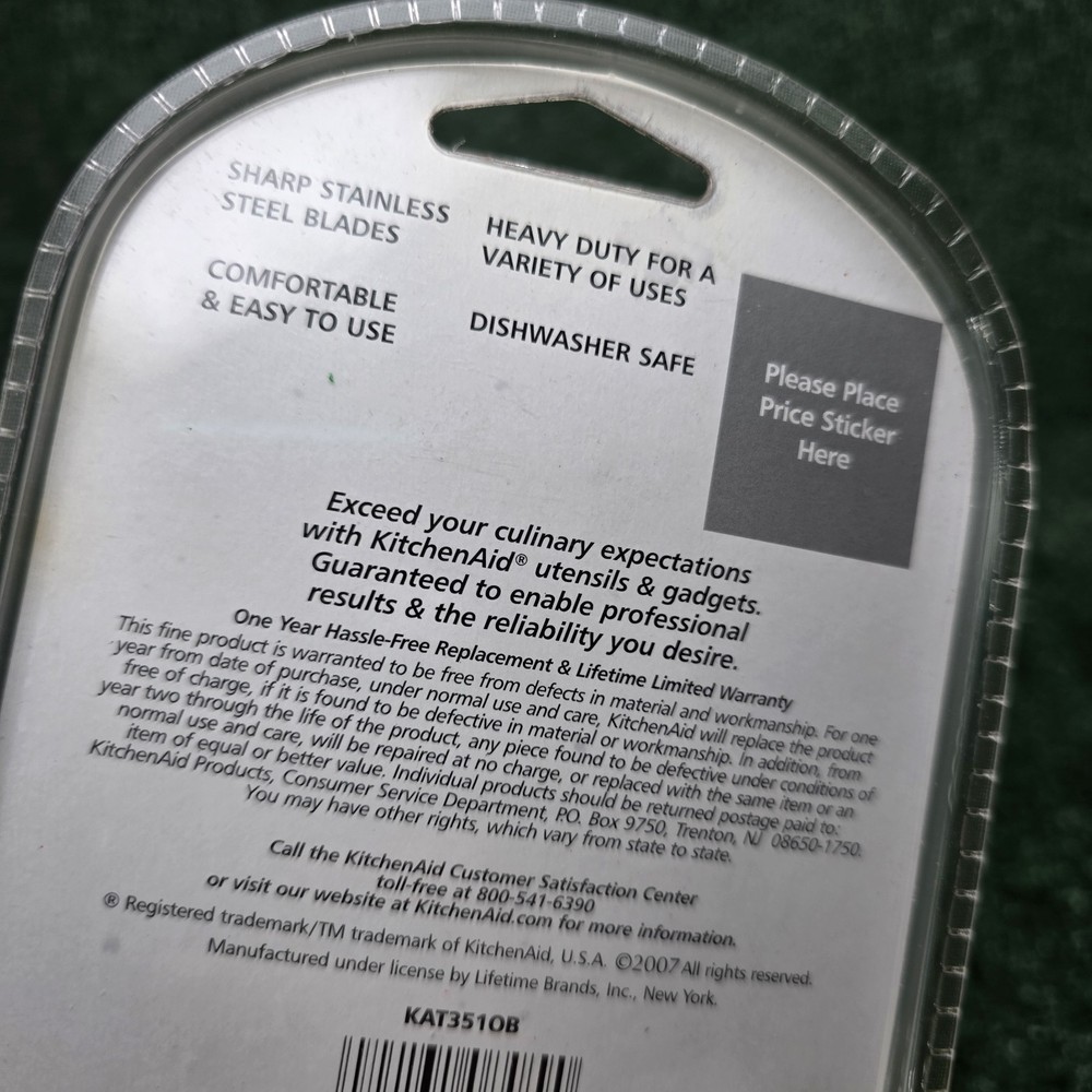 KitchenAid Cook's Series All-Purpose Kitchen Shears KAT3510B NEW