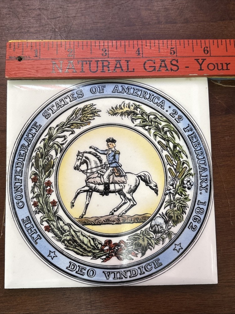 Confederate Plaque/Trivet/Tile Delano Studios