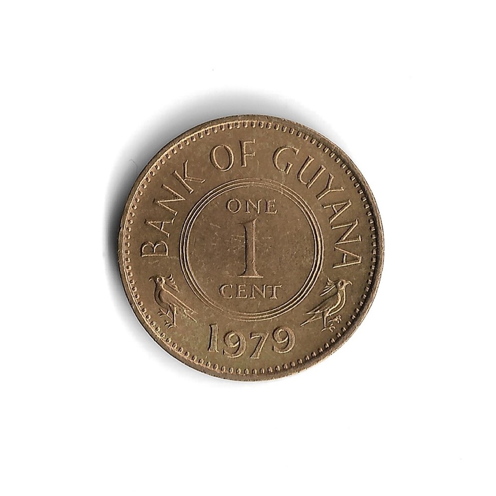 1979 Guyana 1 Cent World Coin - KM# 31