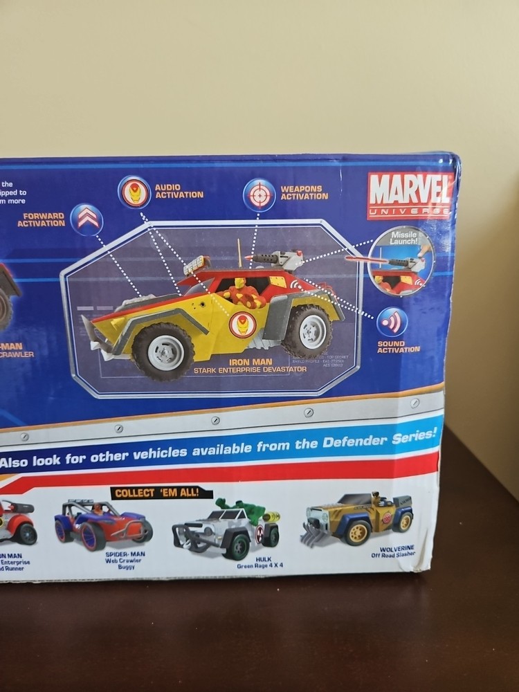 New In Box Invincible Iron Man Touch Tech Stark Enterprise Devastator Vehicle