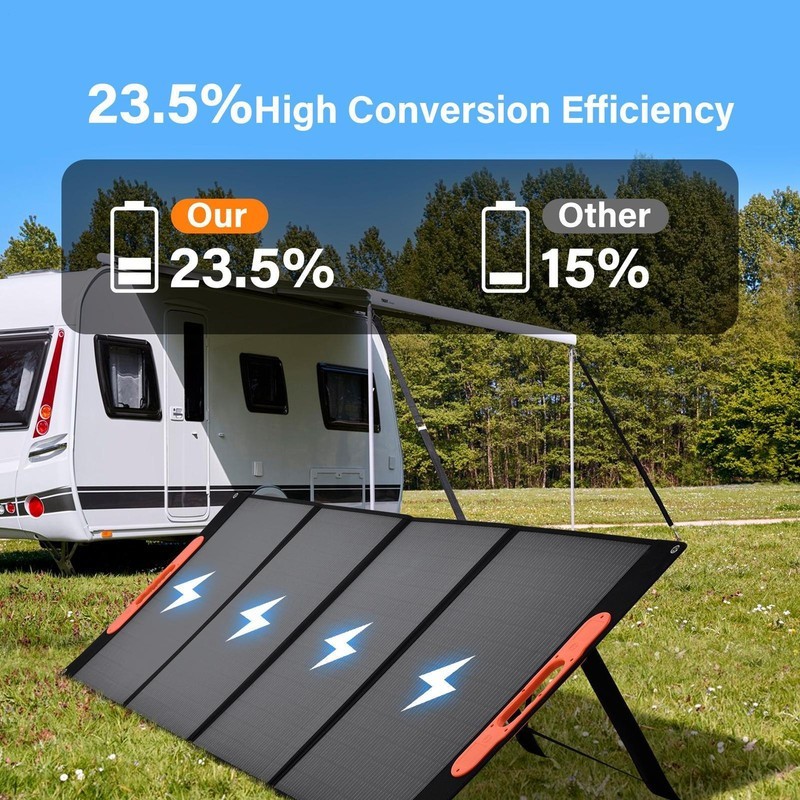 400W Portable Solar Panel Waterproof IP66 Foldable Solar Panel Kit Brand New