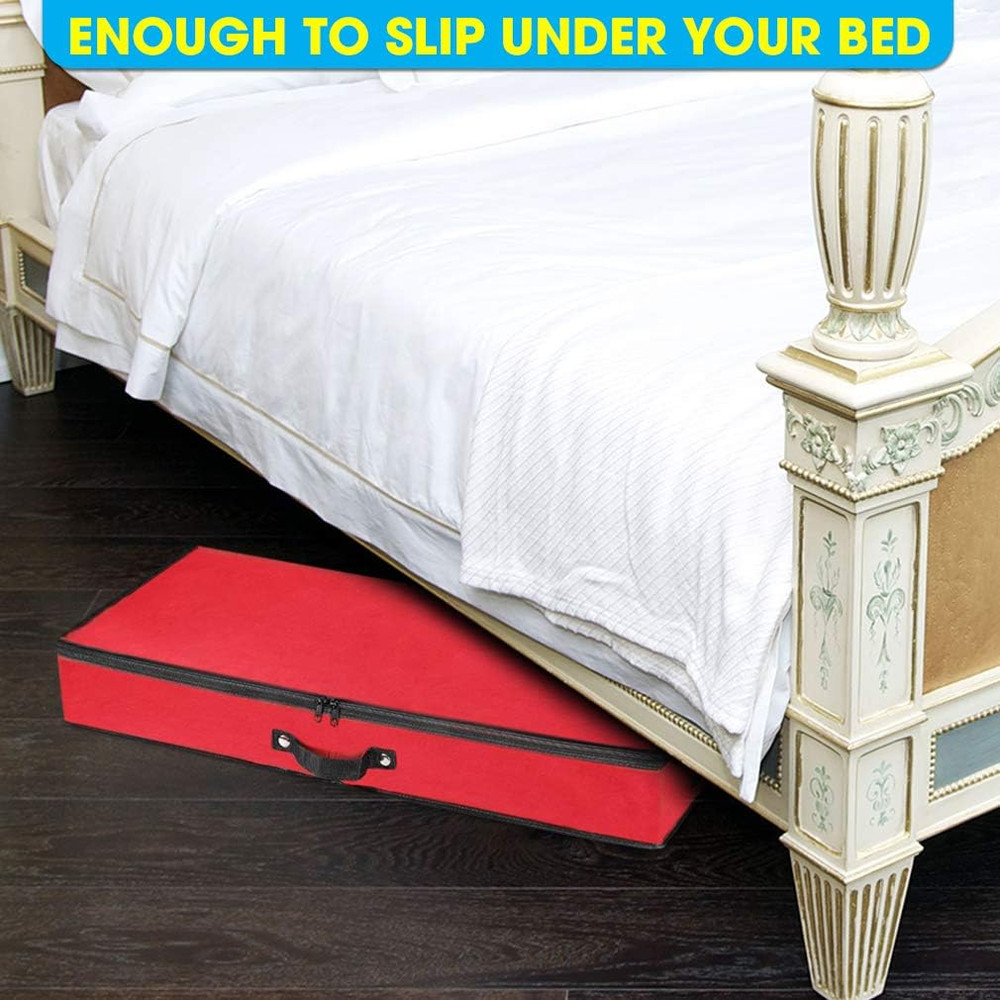 Wrapping Paper Storage Container | under Bed Gift Wrap Organizer for 30 Inch Rol