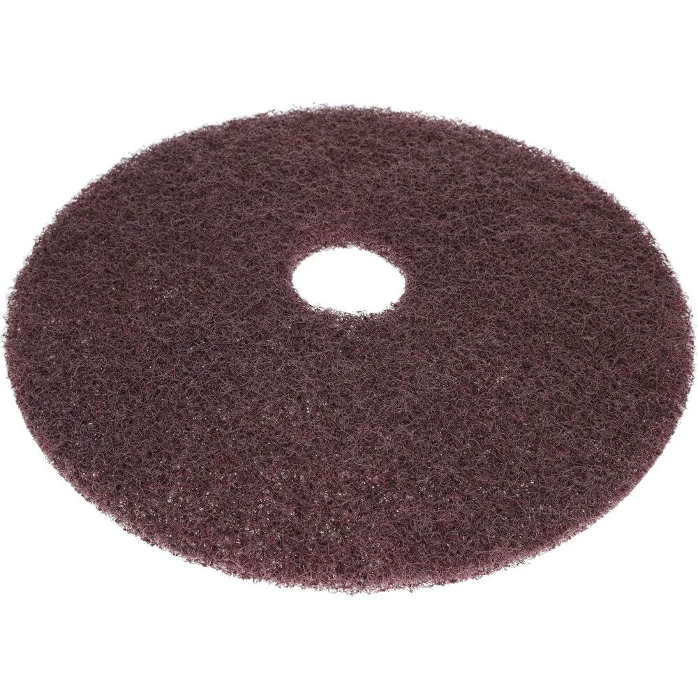 PRO SOURCE Maroon Extra Heavy Duty Floor Stripping Pads: 5 Pack, 19" Diameter