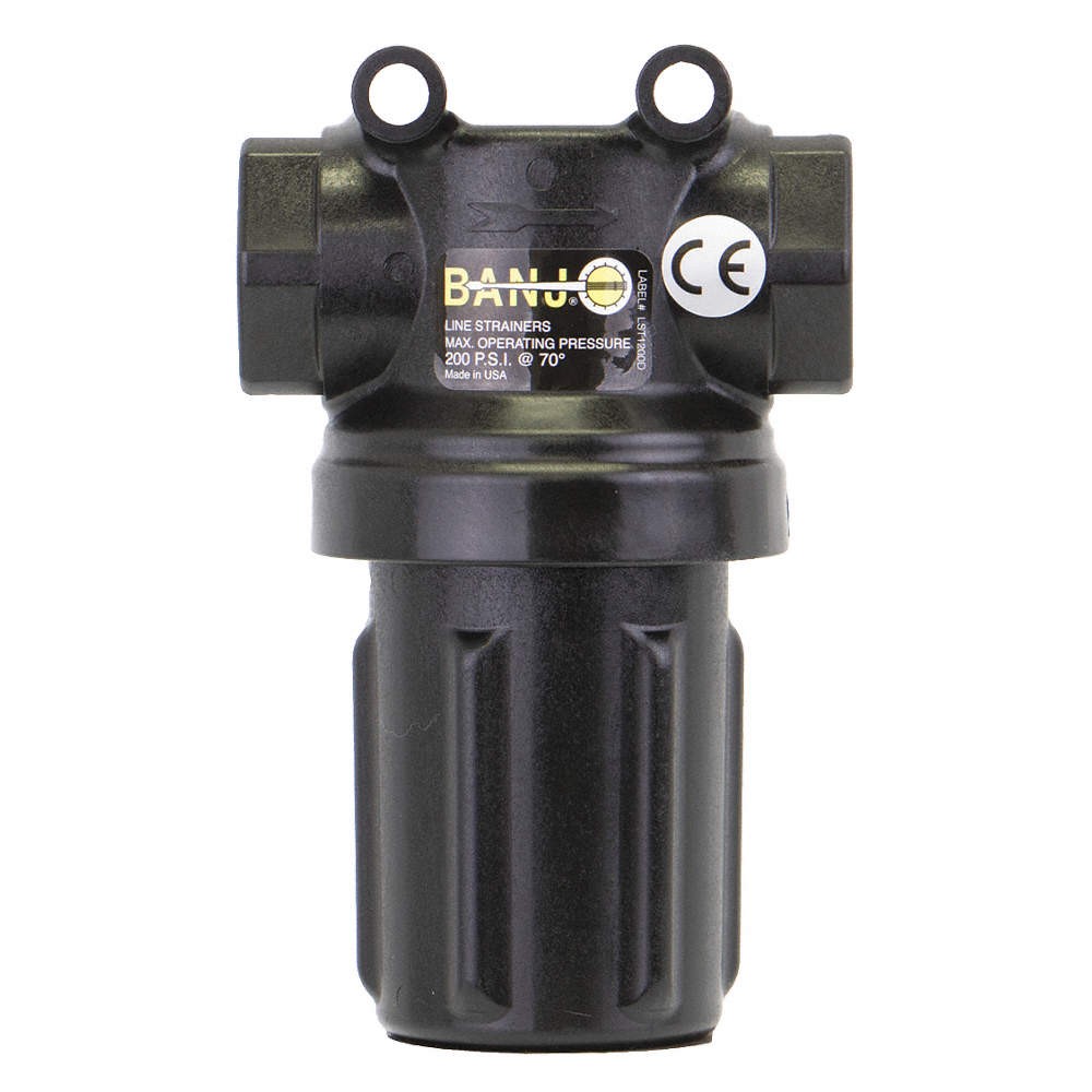 BANJO LSTM050-80 Inline Strainer,4 3/16" H,177 micron 3DUE7