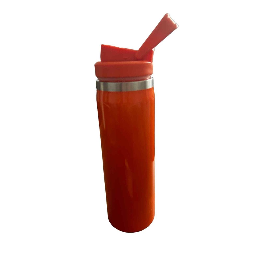 Dunkin Donuts 24oz Orange hydration bottle with carabiner