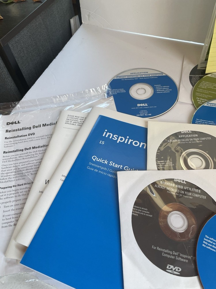 DELL OPERATING SYSTEM APPLICATION DRIVERS & UTILITIES DISCS Big Lot